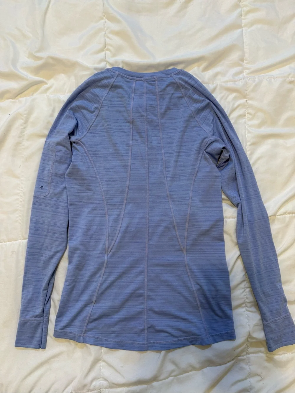 Athleta Periwinkle Half-Zip Active Top